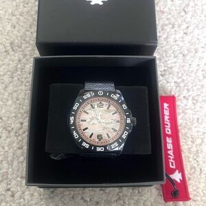 Invicta Chase Durer 45mm Mens Watch Black and Tan Camouflage Water Resistant